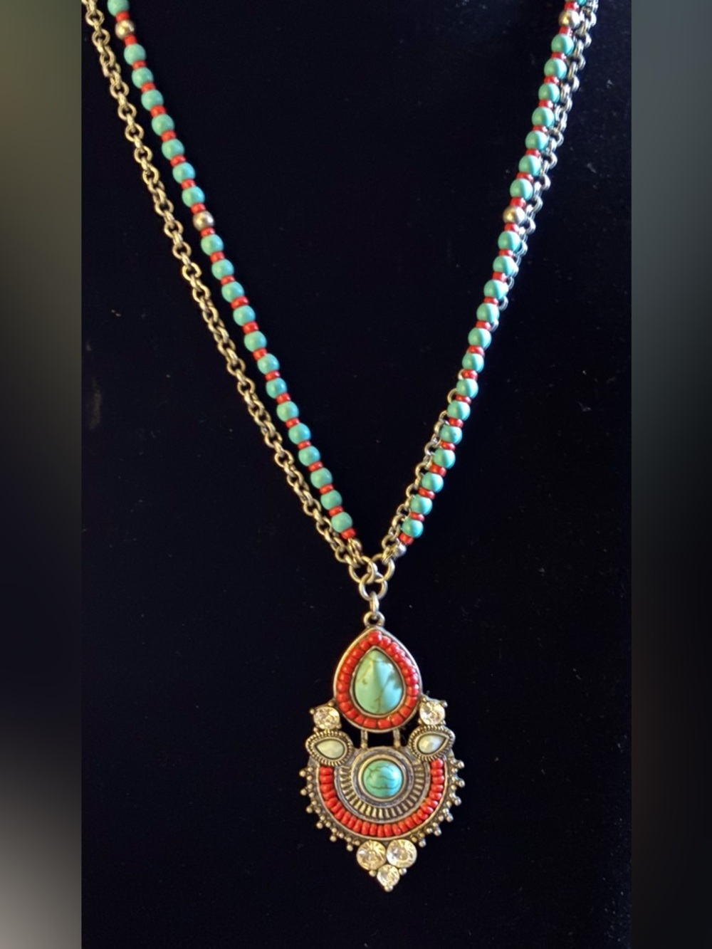 Multicolor Western/Boho style necklace
